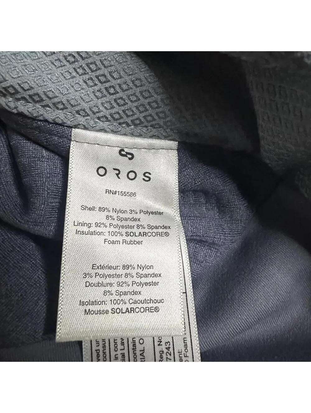 Oros Men's Jacket Gray Lightweight Windbreaker